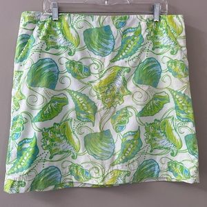 Lilly Pulitzer Seashell Skort Size 14